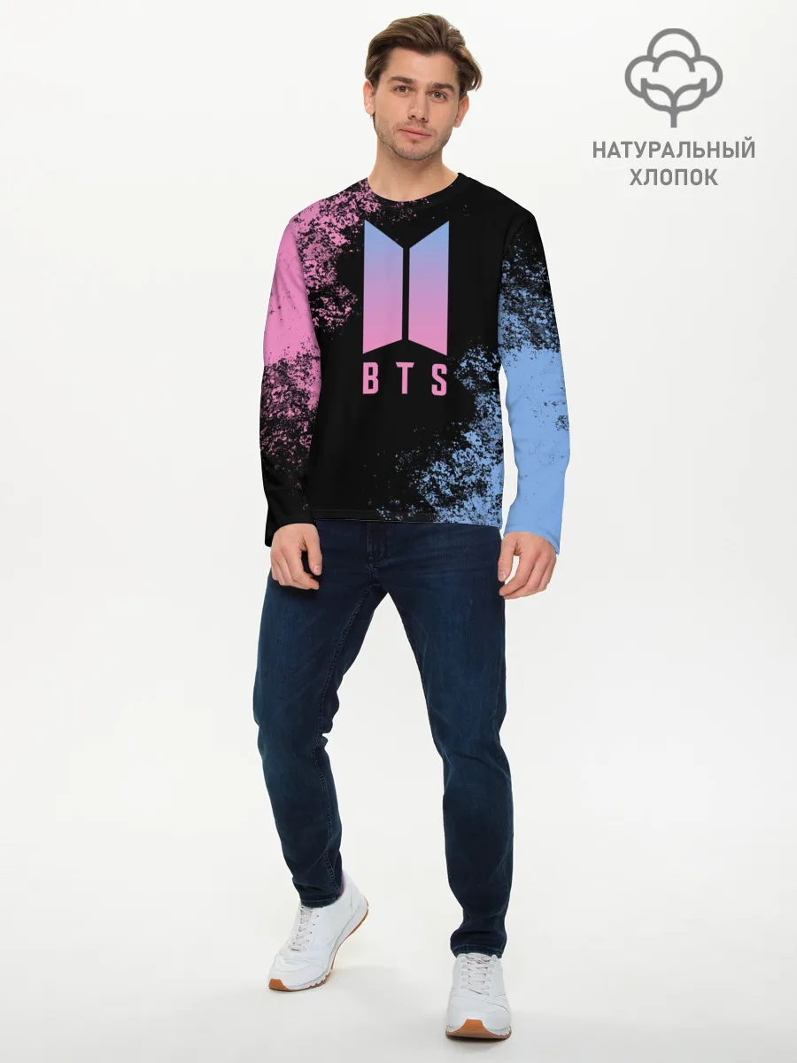 Мужской лонгслив базовый / BTS SUGA