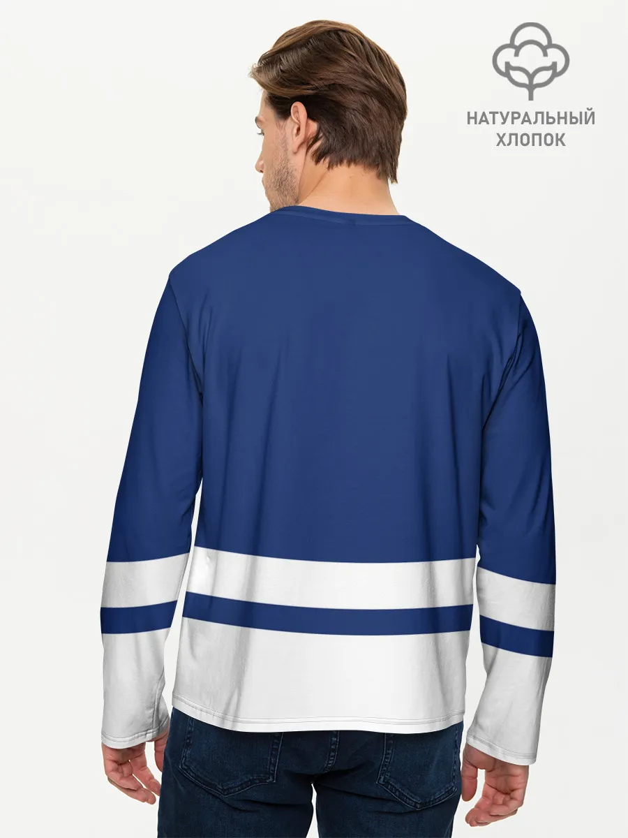 Мужской лонгслив базовый / Тампа-Бэй Лайтнинг