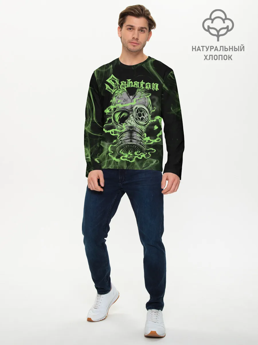 Мужской лонгслив базовый / Toxic Sabaton