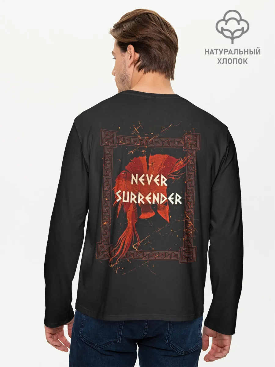 Мужской лонгслив базовый / Sabaton - Sparta