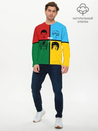 Мужской лонгслив базовый / Queen