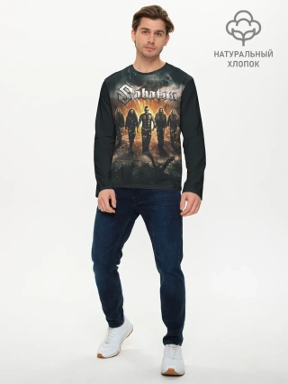 Мужской лонгслив базовый / Sabaton Band