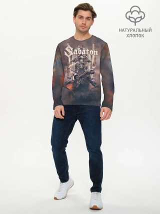 Мужской лонгслив базовый / War