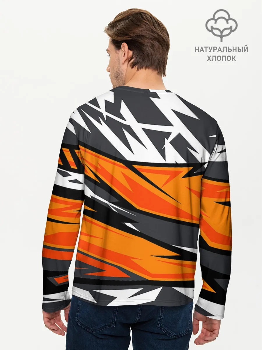 Мужской лонгслив базовый / corner camouflage