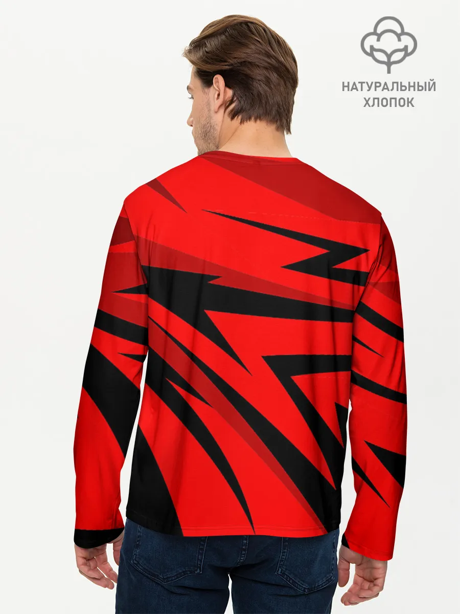 Мужской лонгслив базовый / Swift red pointer
