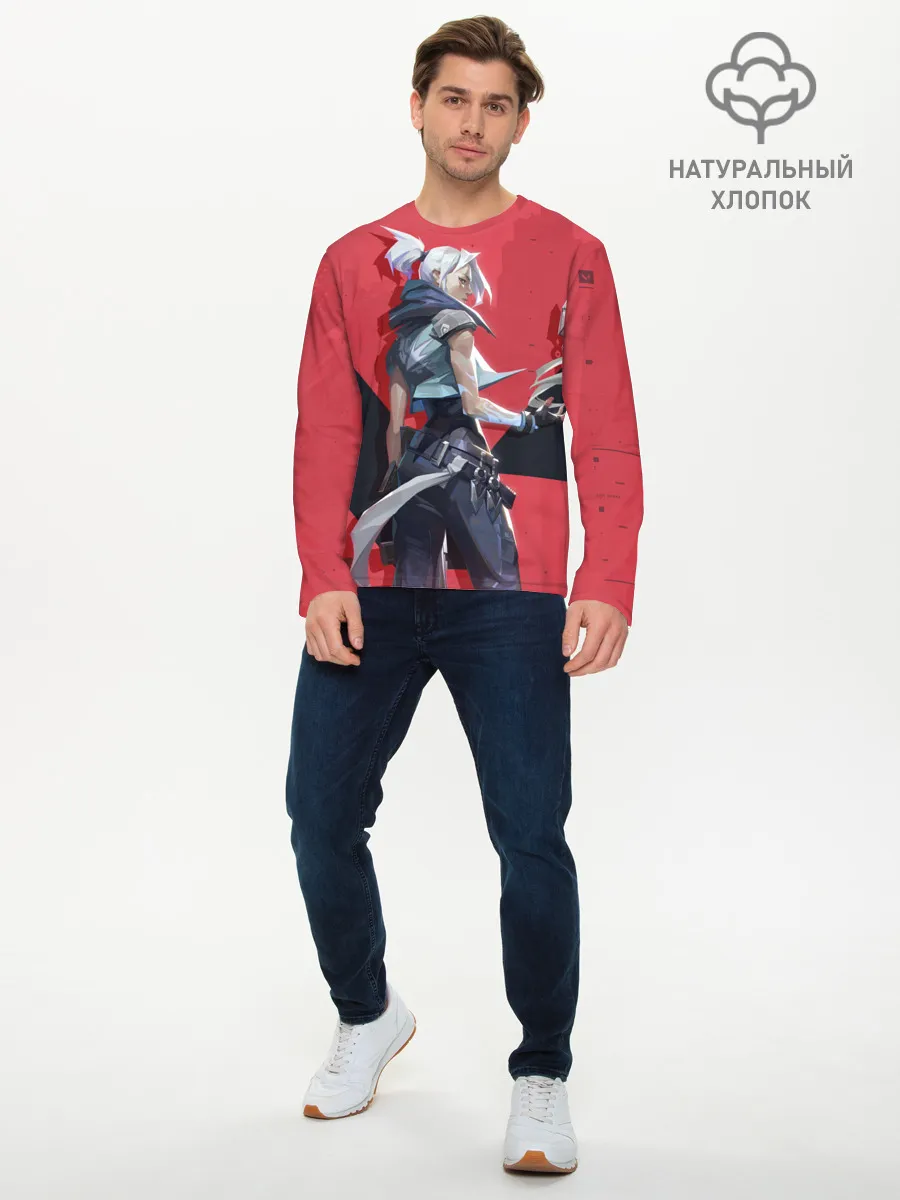 Мужской лонгслив базовый / Valorant - Riot