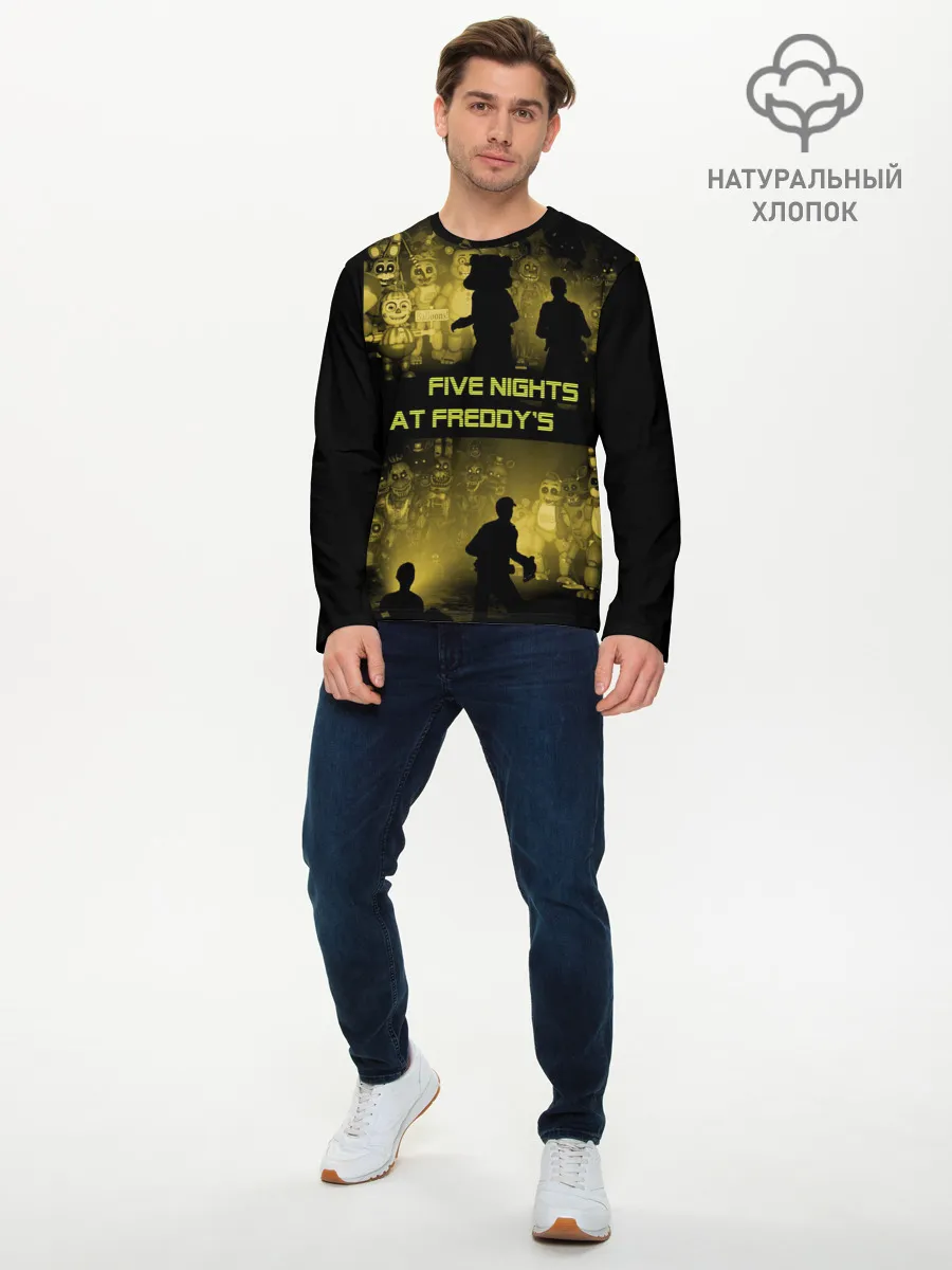 Мужской лонгслив базовый / Five Nights at Freddys