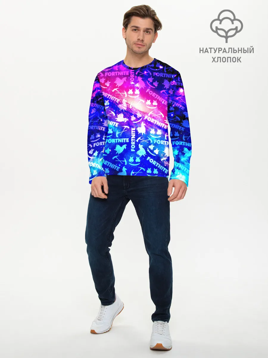 Мужской лонгслив базовый / FORTNITE&MARSMELLO COSMO