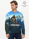Мужской лонгслив базовый / Minecraft / Майнкрафт
