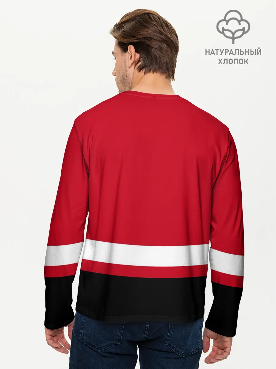 Мужской лонгслив базовый / Chicago Blackhawks