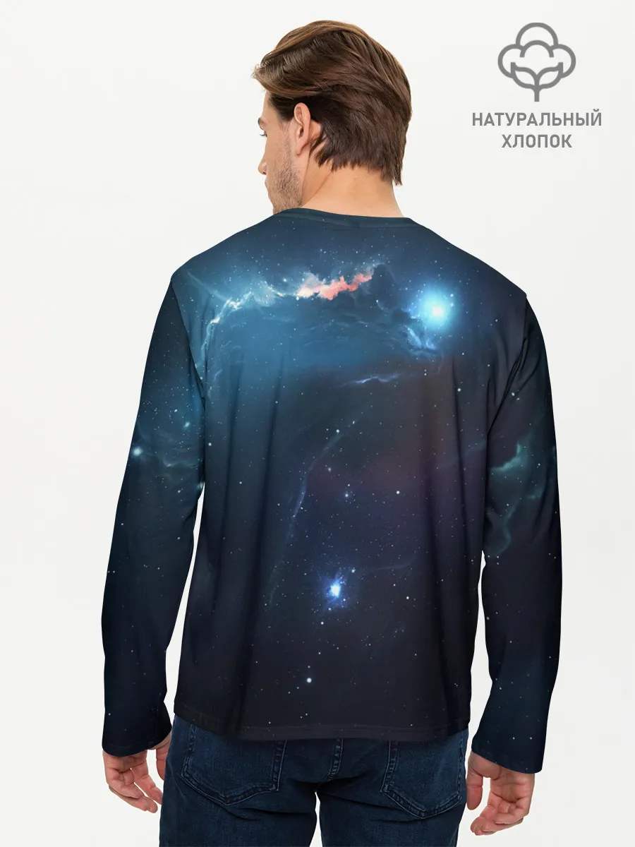 Мужской лонгслив базовый / Spaceship