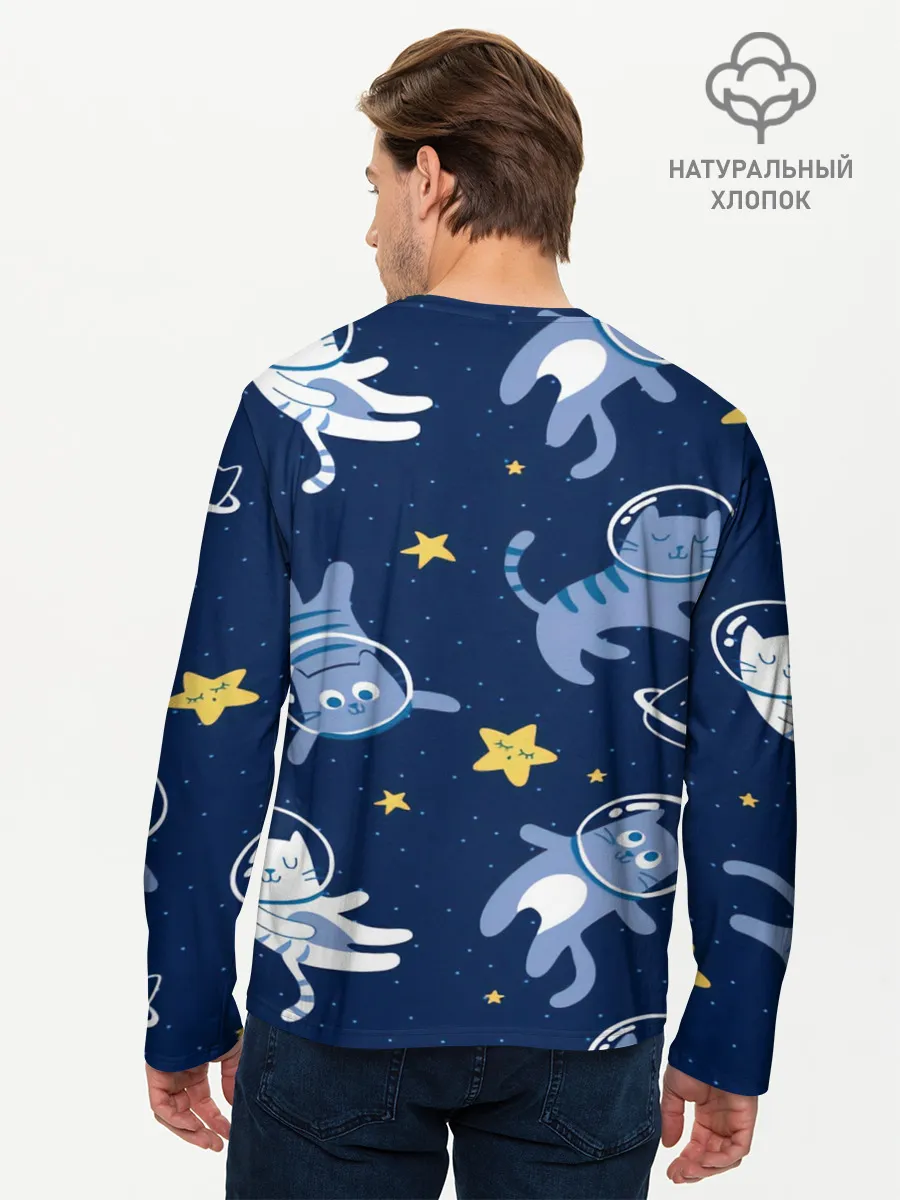 Мужской лонгслив базовый / КОСМОКОТ