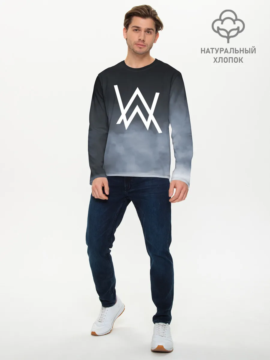 Мужской лонгслив базовый / Alan Walker