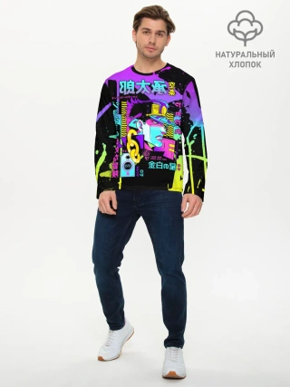 Мужской лонгслив базовый / JoJo Bizarre Adventure