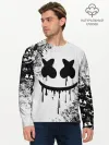 Мужской лонгслив базовый / Marshmello
