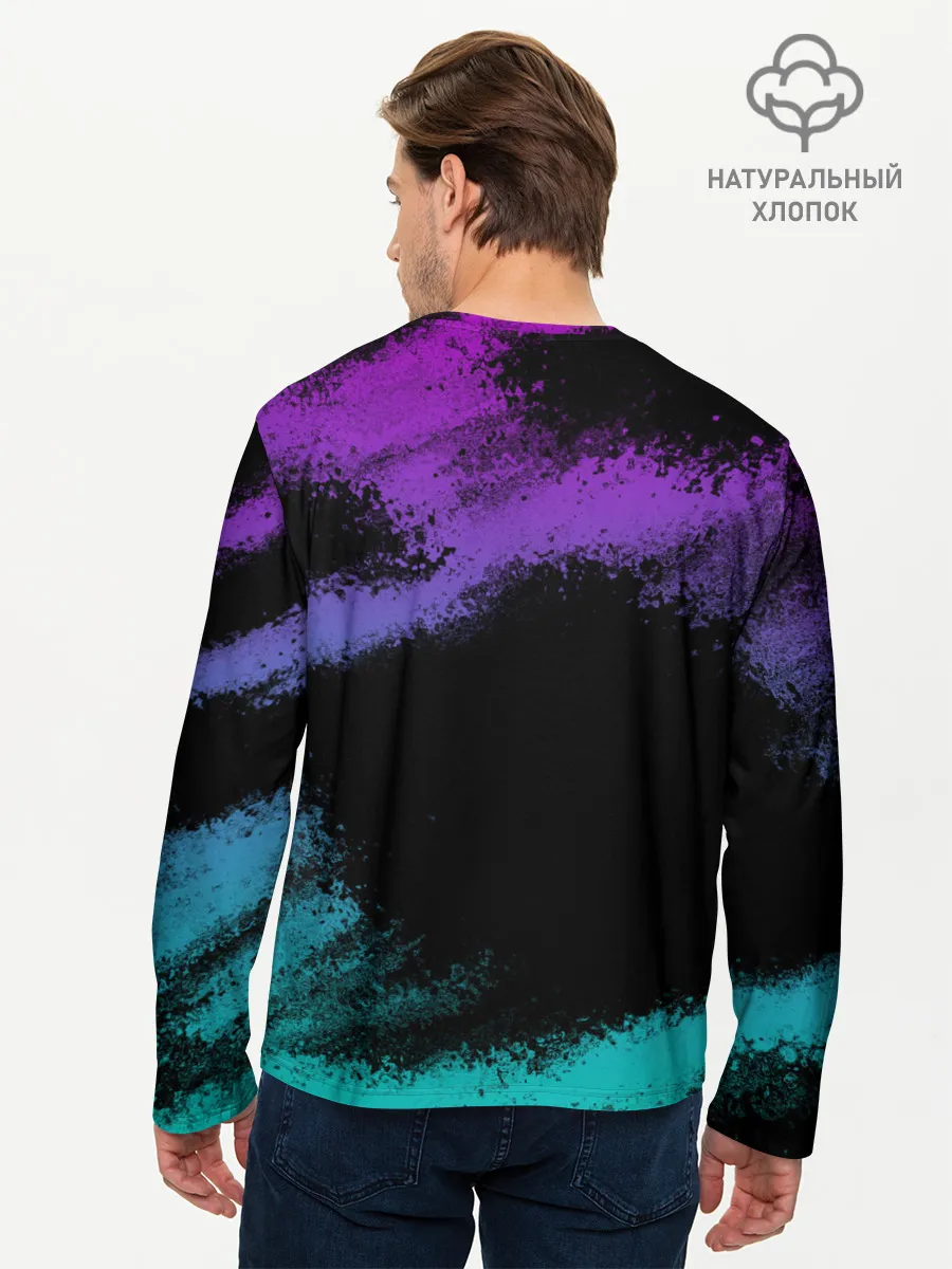 Мужской лонгслив базовый / Приключения ДжоДжо