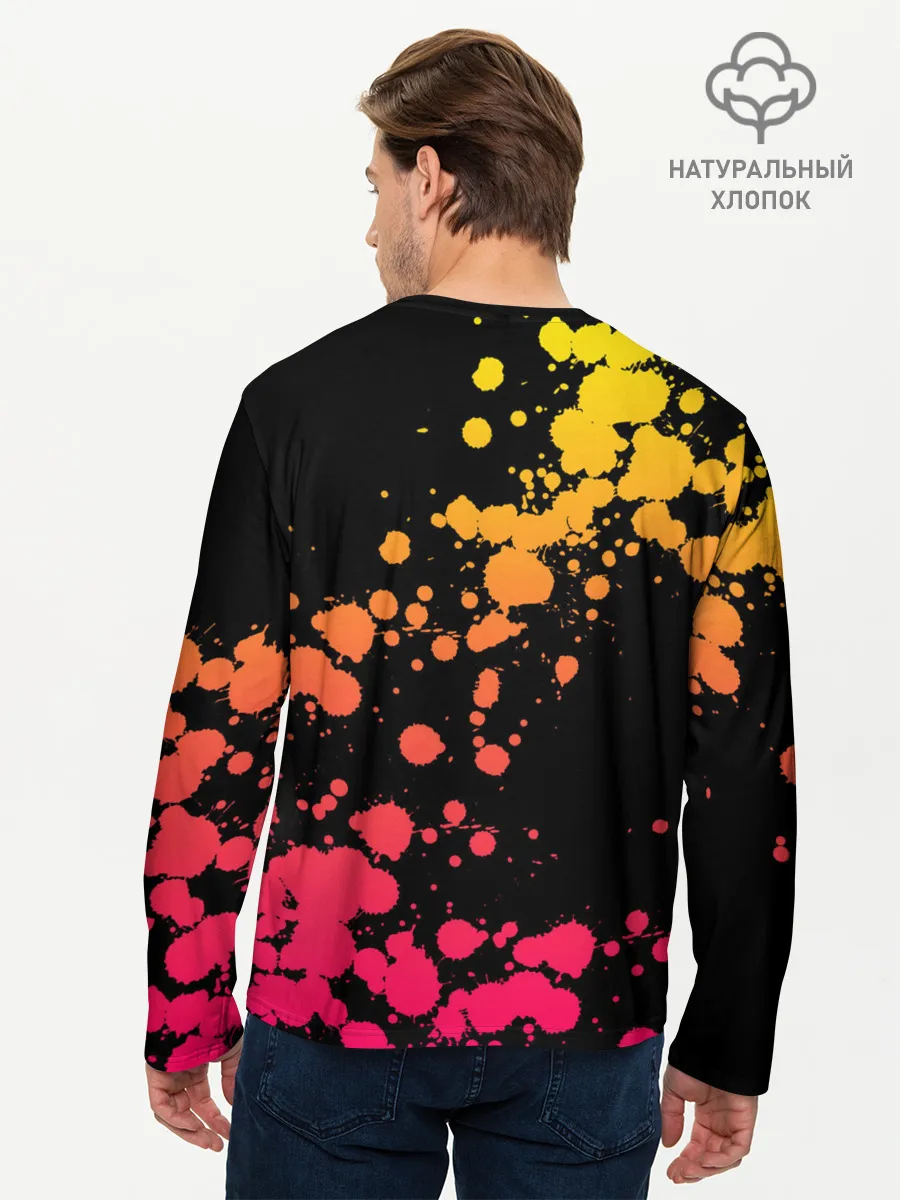 Мужской лонгслив базовый / Приключения ДжоДжо