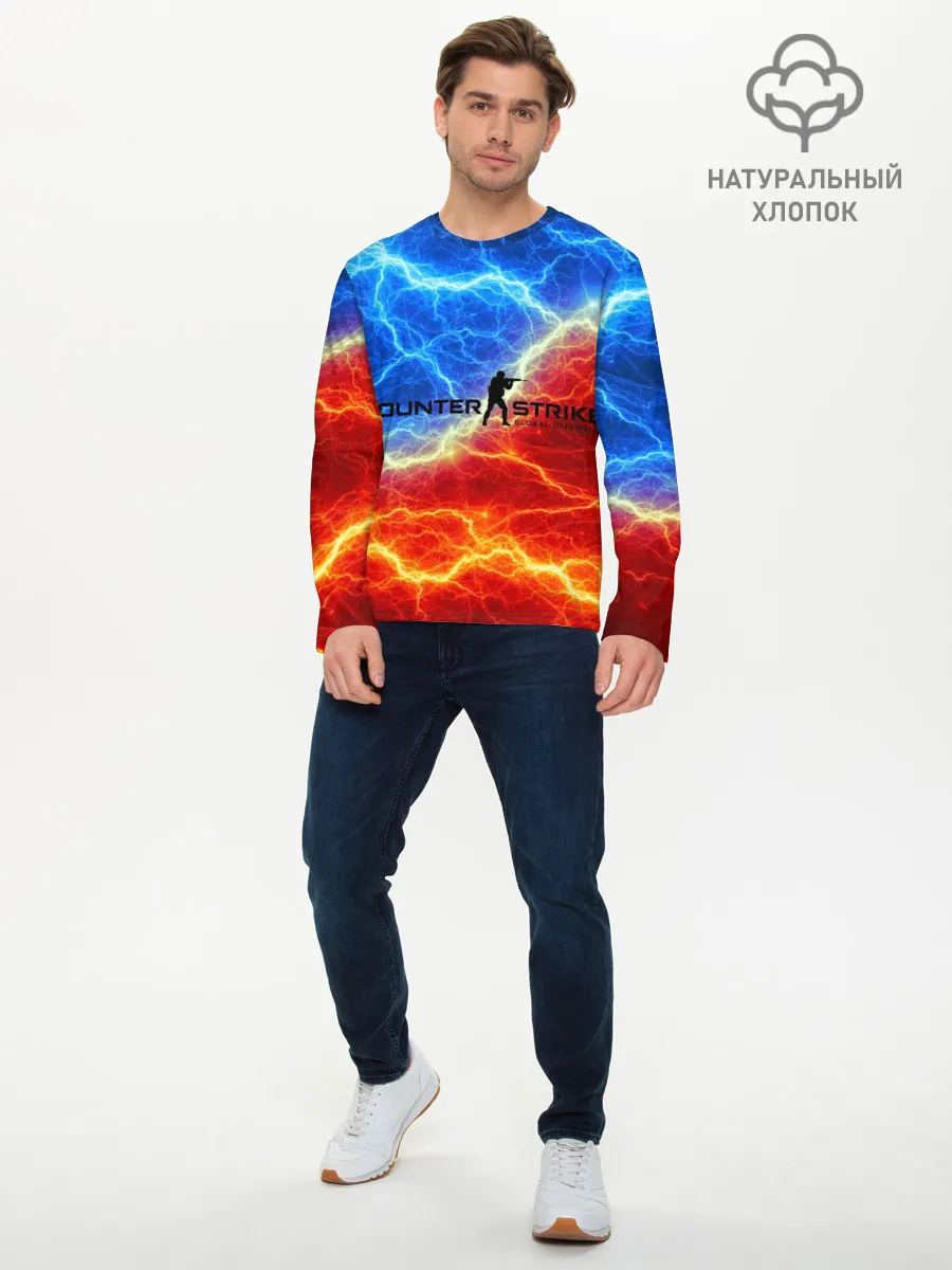 Мужской лонгслив базовый / CSGO