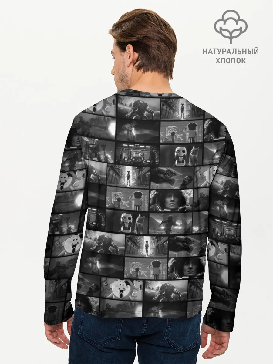 Мужской лонгслив базовый / LOVE DEATH ROBOTS