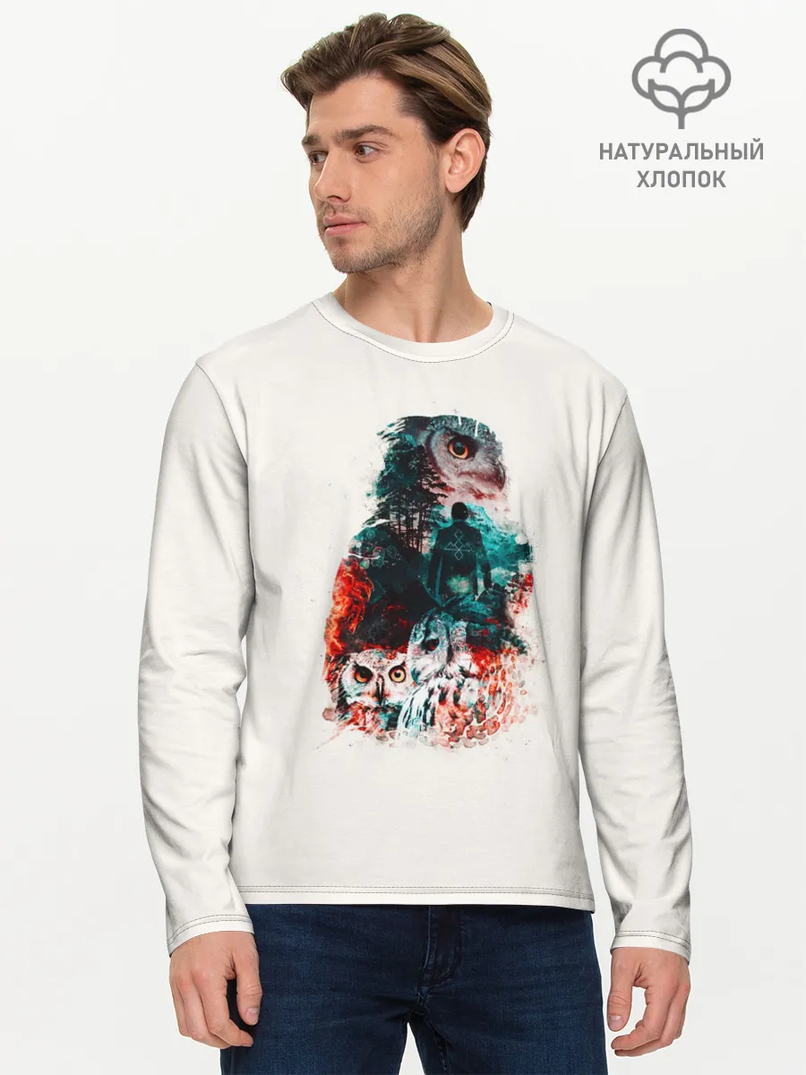 Мужской лонгслив базовый / Twin Peaks