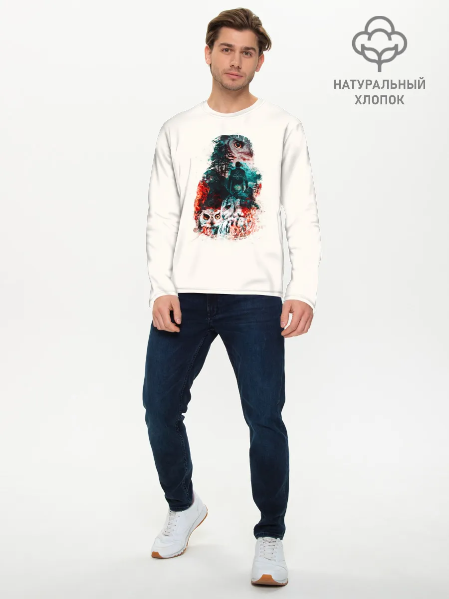 Мужской лонгслив базовый / Twin Peaks