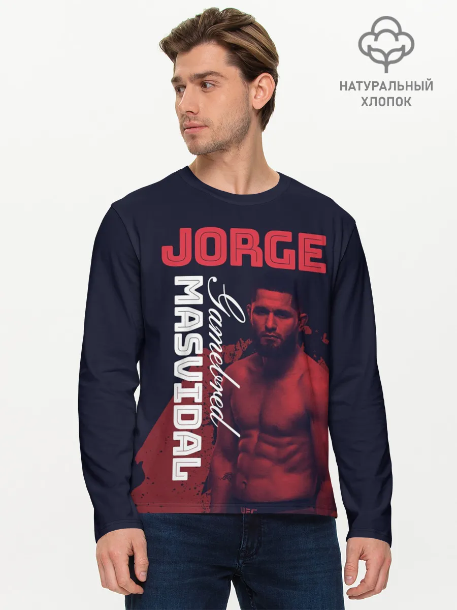 Мужской лонгслив базовый / Jorge Masvidal