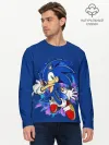 Мужской лонгслив базовый / Sonic