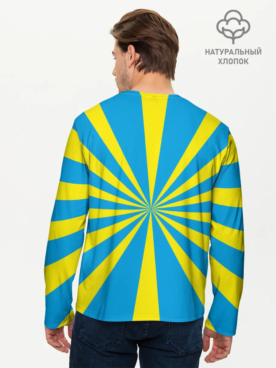 Мужской лонгслив базовый / Космические войска