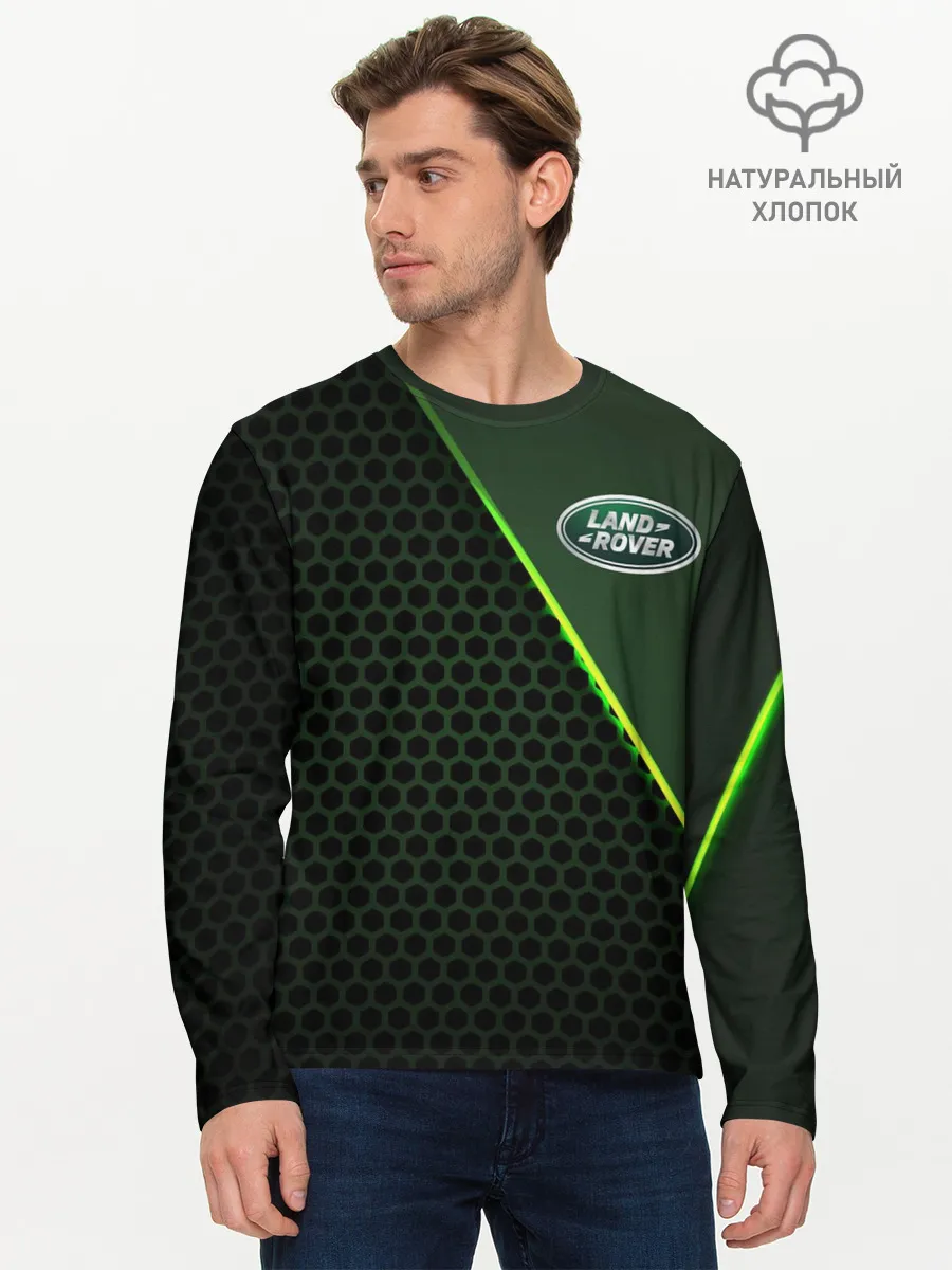 Мужской лонгслив базовый / Land Rover | Ленд Ровер
