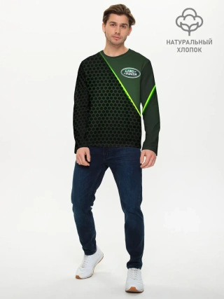 Мужской лонгслив базовый / Land Rover | Ленд Ровер