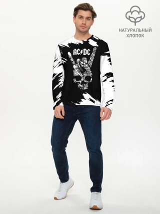 Мужской лонгслив базовый / AC/DC