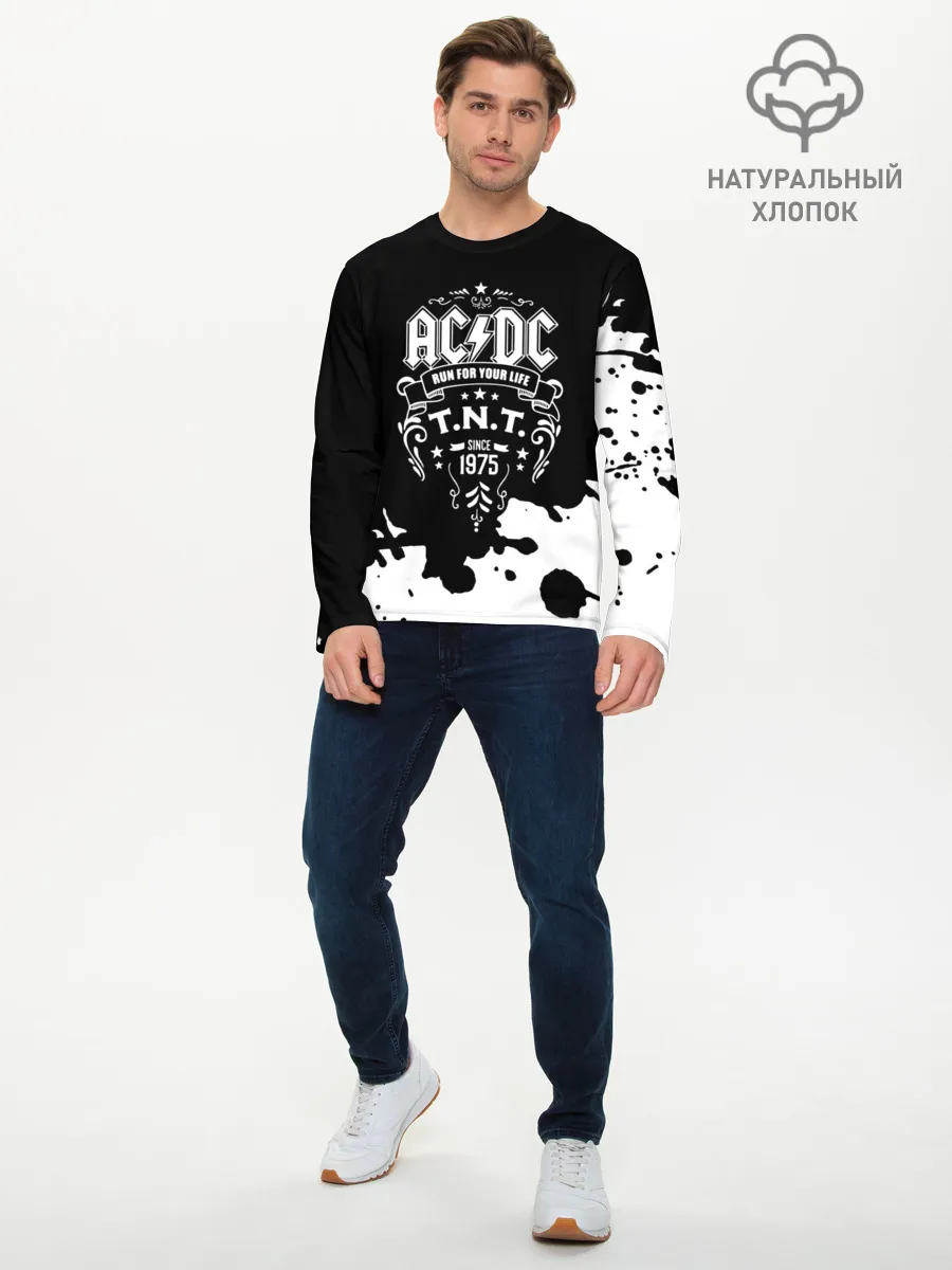 Мужской лонгслив базовый / AC/DC T.N.T.