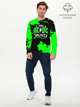 Мужской лонгслив базовый / The AC/DC famely