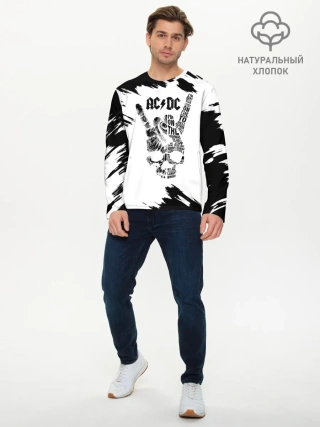 Мужской лонгслив базовый / AC/DC