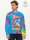 Мужской лонгслив базовый / Sonic