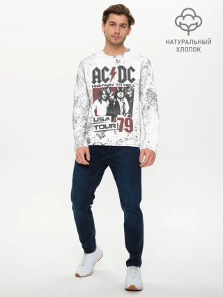 Мужской лонгслив базовый / AC/DC