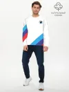 Мужской лонгслив базовый / BMW NEW LOGO