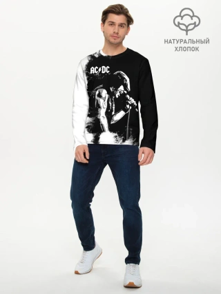 Мужской лонгслив базовый / AC/DC