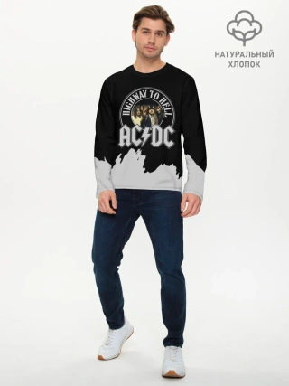 Мужской лонгслив базовый / AC/DC