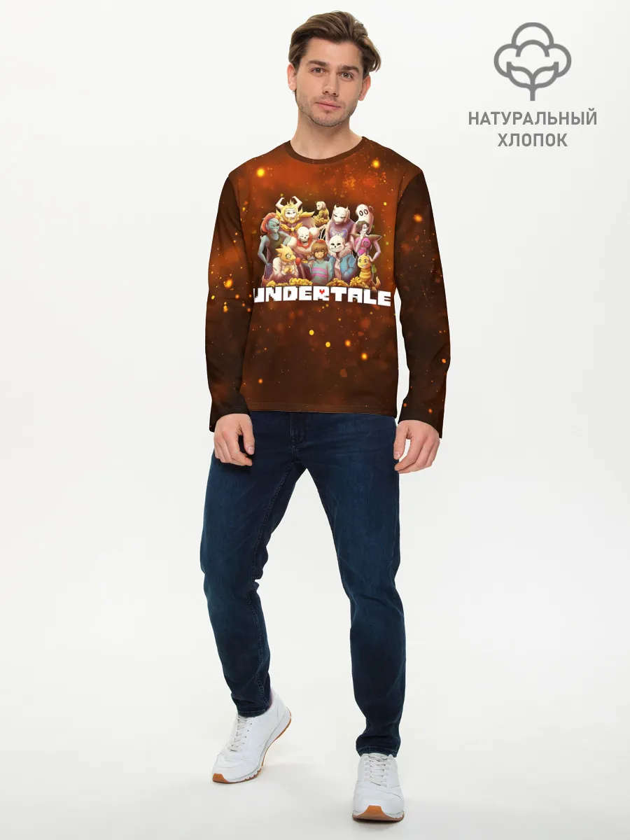 Мужской лонгслив базовый / UNDERTALE