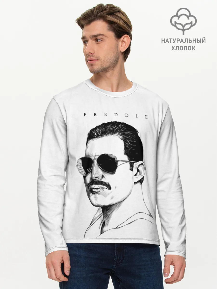 Мужской лонгслив базовый / Queen