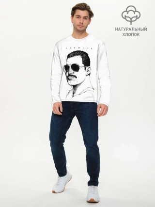 Мужской лонгслив базовый / Queen