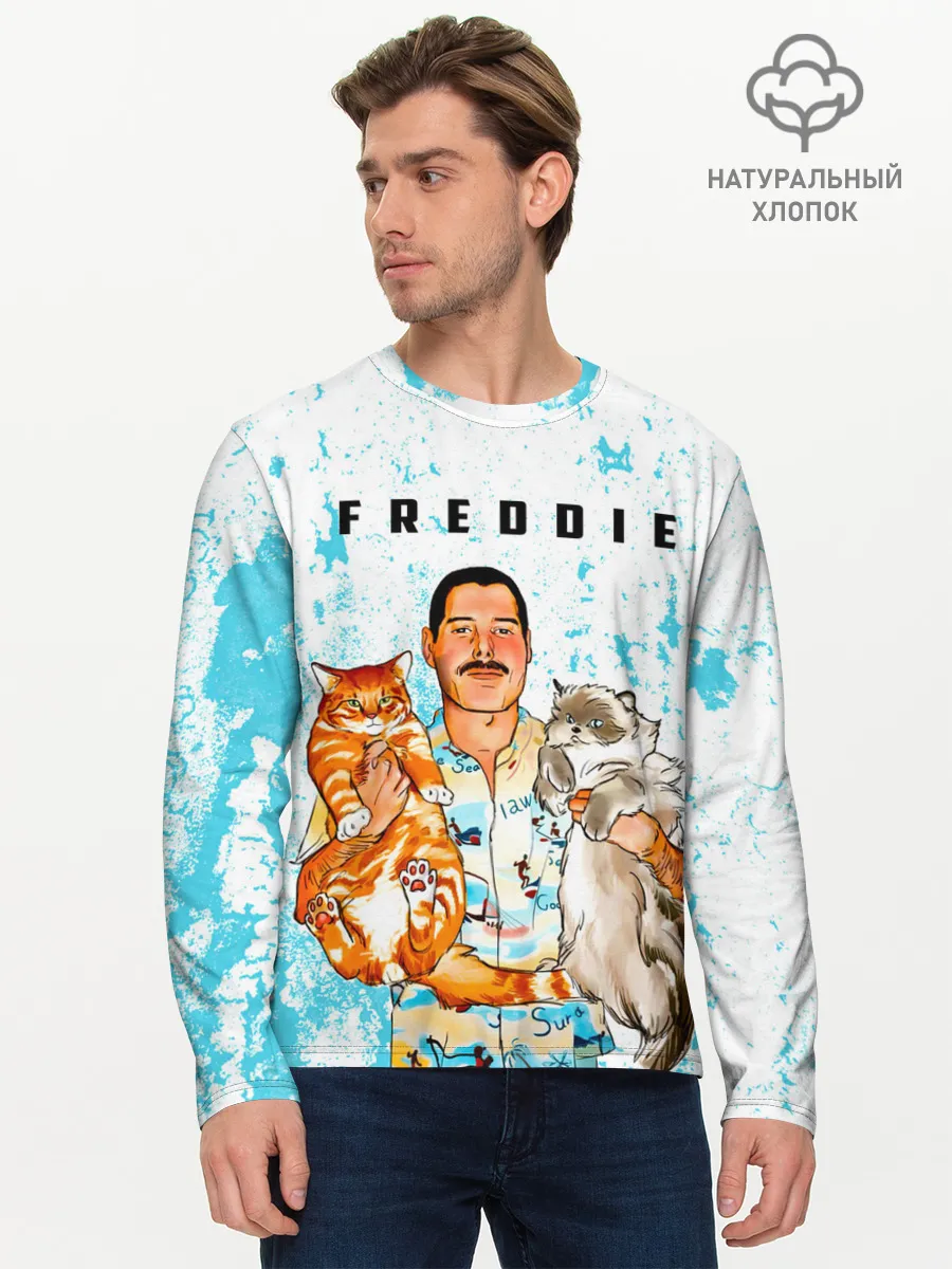 Мужской лонгслив базовый / Queen