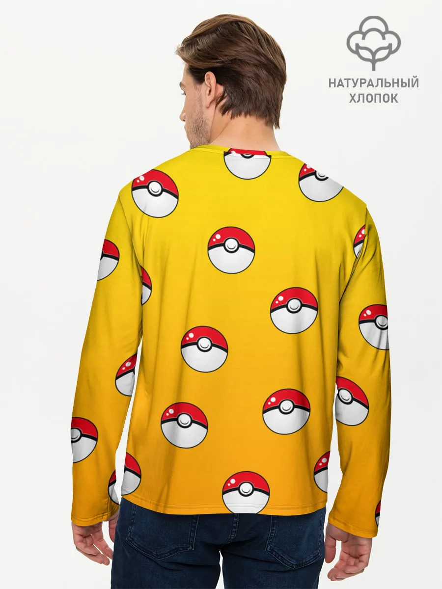 Мужской лонгслив базовый / Покеболы