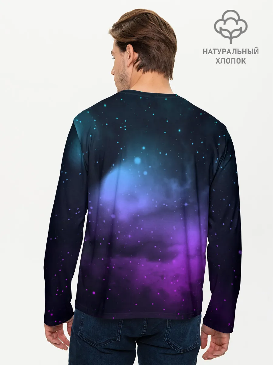 Мужской лонгслив базовый / Детектив Пикачу