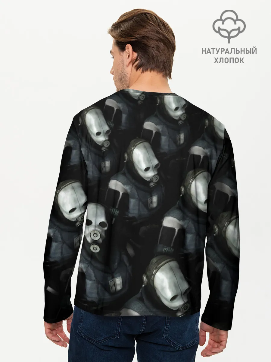 Мужской лонгслив базовый / Гражданская оборона