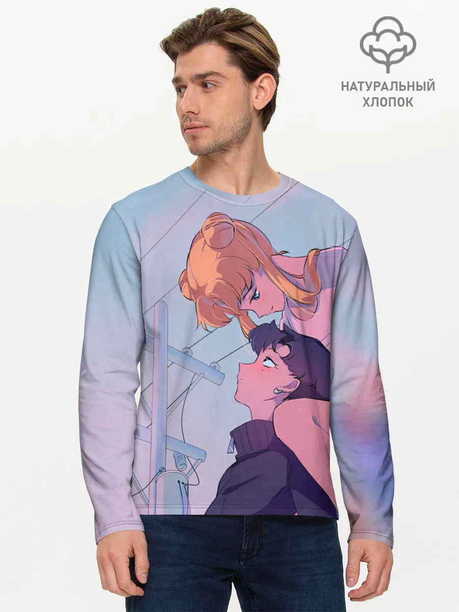 Мужской лонгслив базовый / SAILOR MOON