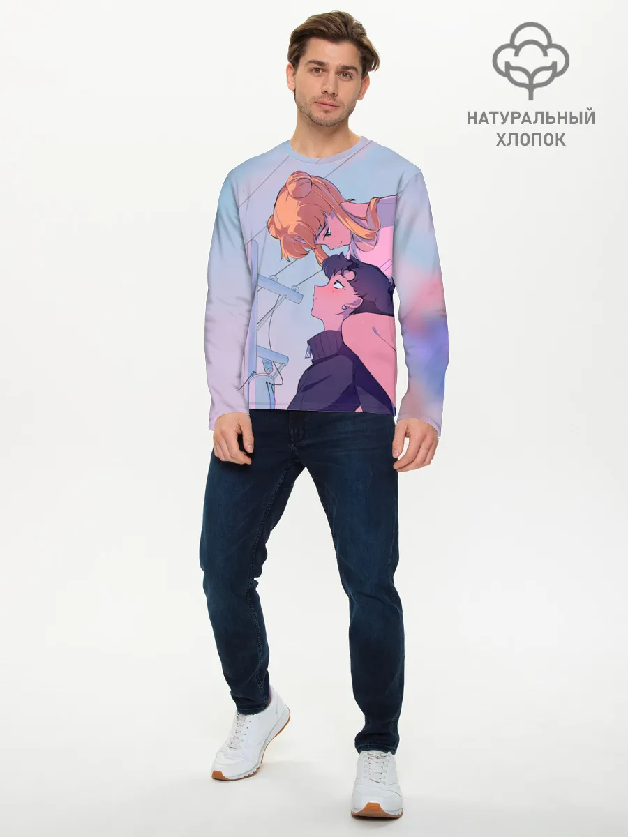 Мужской лонгслив базовый / SAILOR MOON