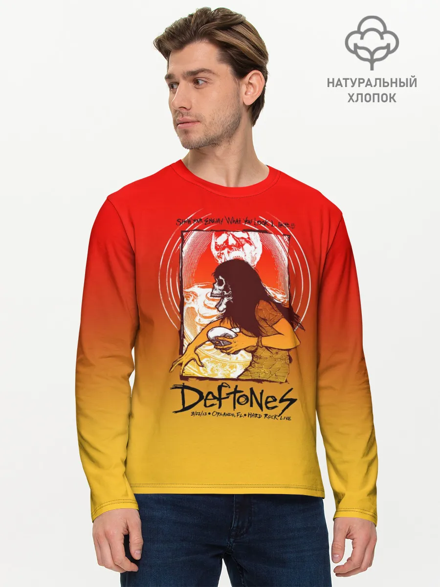 Мужской лонгслив базовый / Deftones Poster
