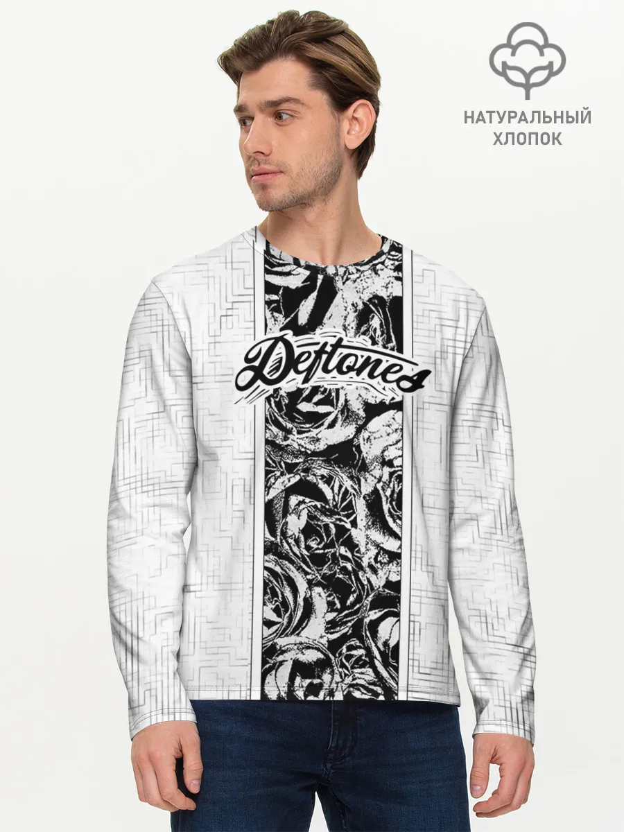 Мужской лонгслив базовый / Deftones